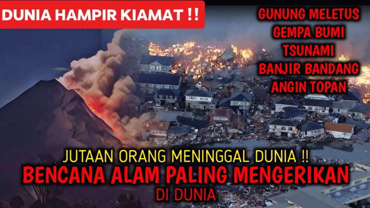 7 Bencana Alam Terbesar dan Terdahsyat di Dunia
