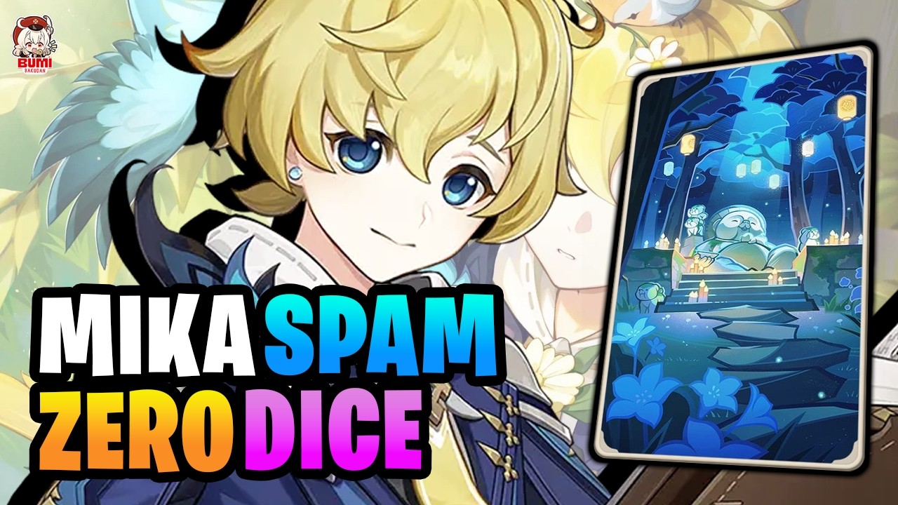 UNSTOPPABLE! Mika OP Buff on Physical Hypercarry | Genshin TCG