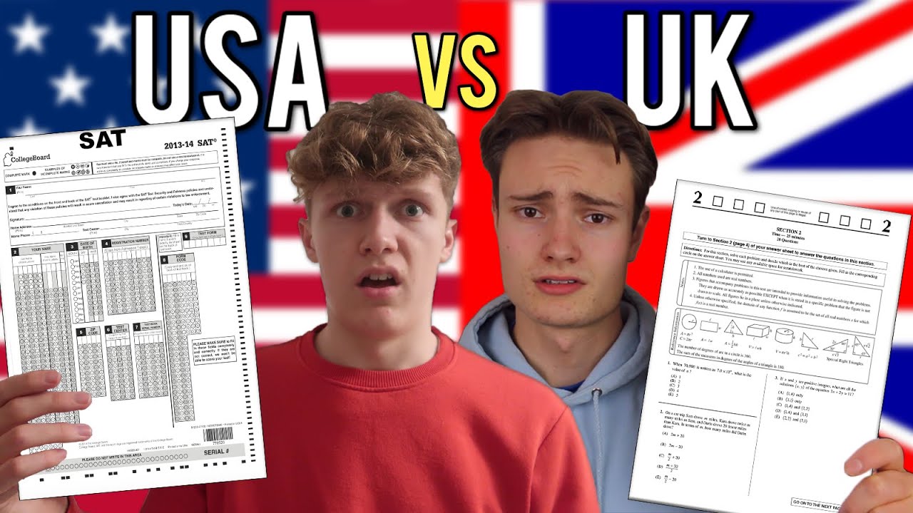 Британские студенты GCSE сдают американские экзамены SAT