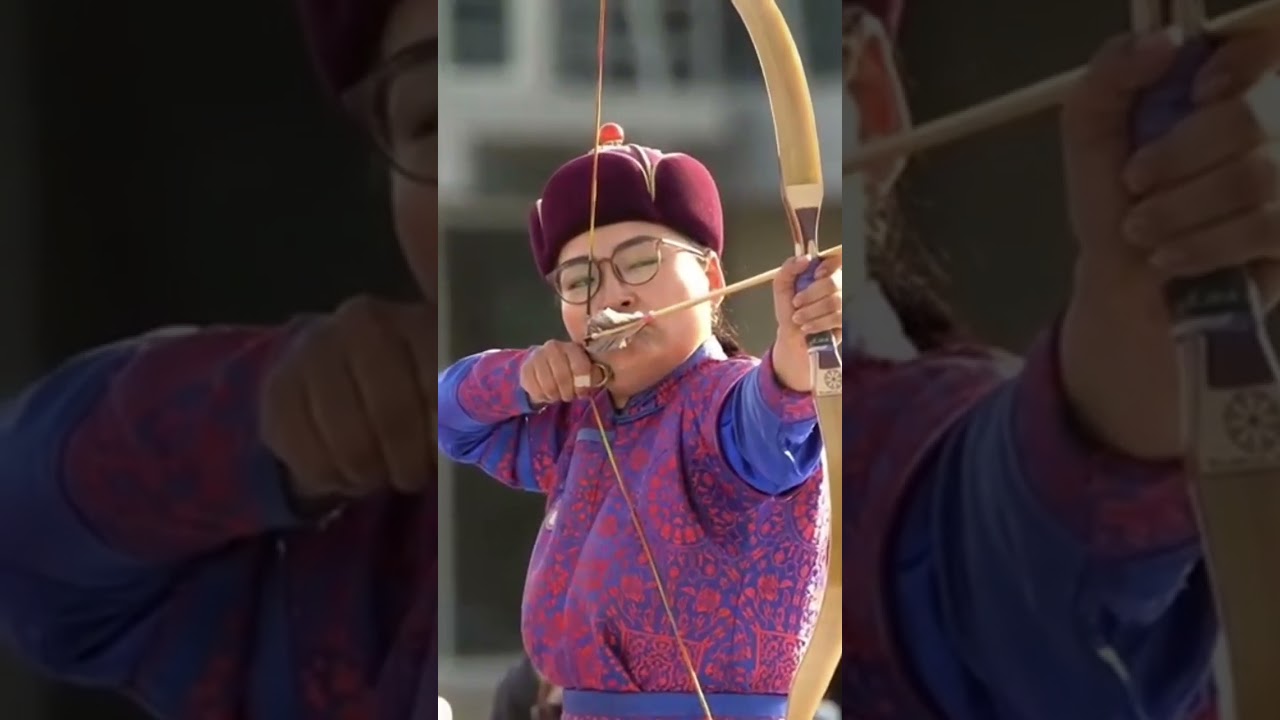 Traditional Archers from World in International Traditional Archery Tournament, Kazakhstan. 