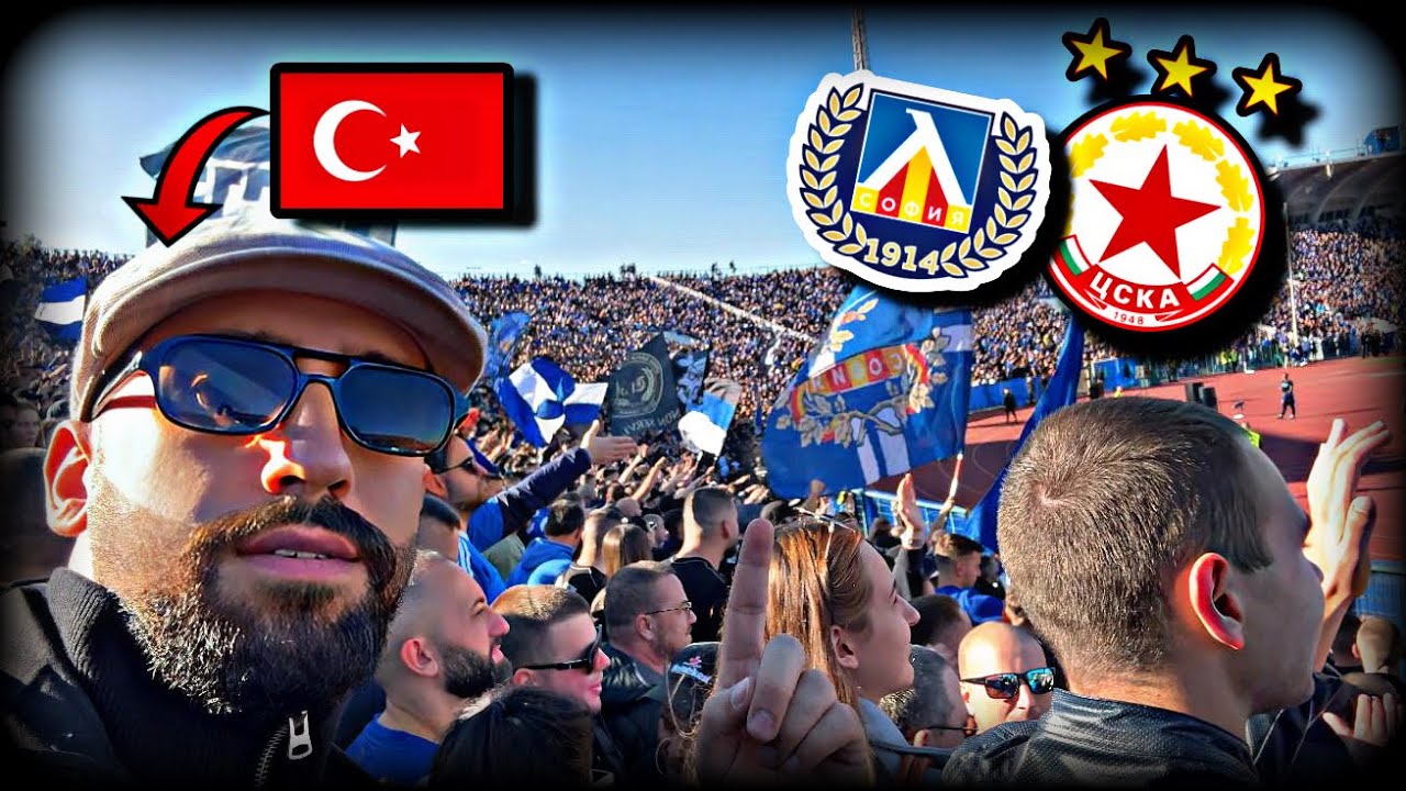 🇧🇬 BULGARİSTAN’ın EN TEHLİKELİ MAÇINA GİTTİM 😱🤯 LEVSKİ SOFIA vs CSKA SOFIA #levskisofia #cskasofia