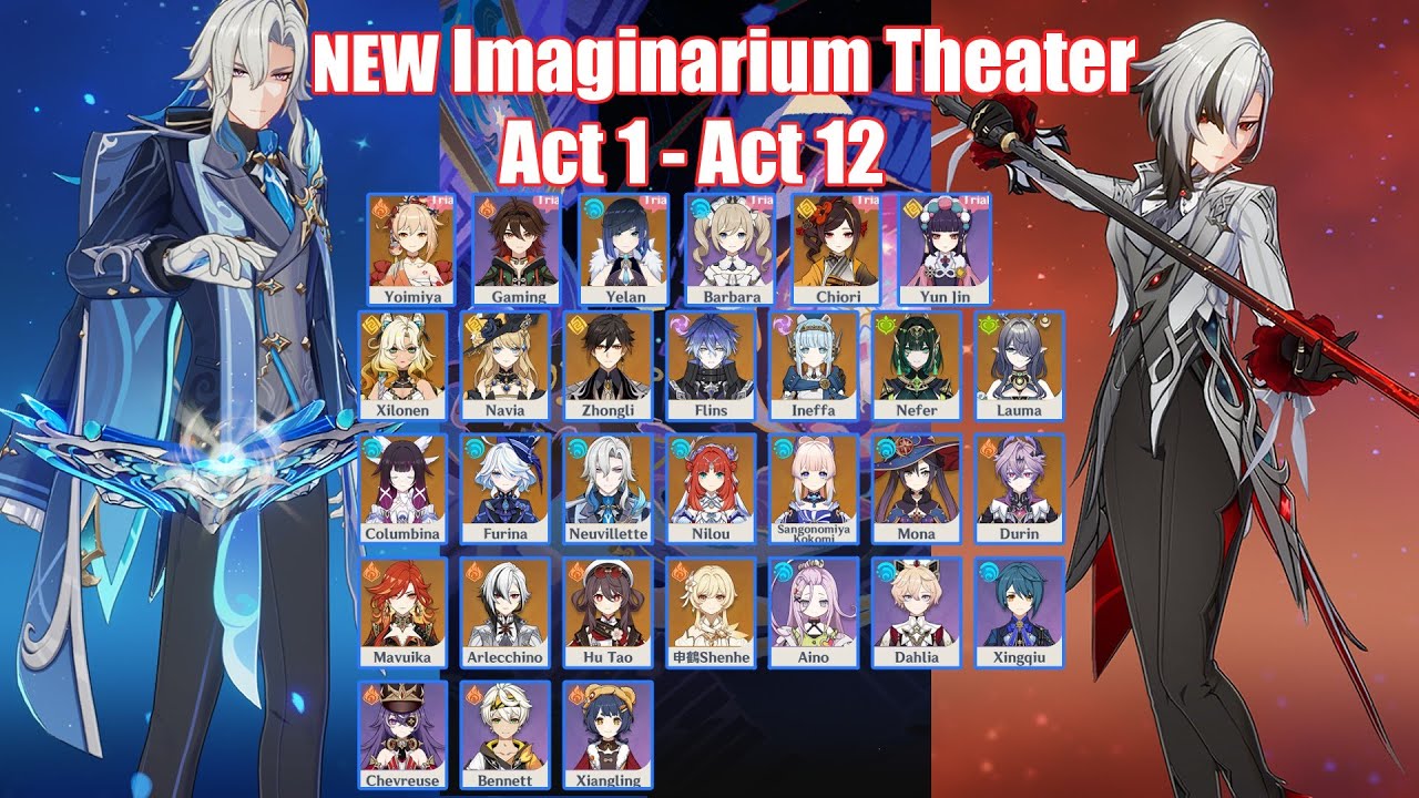 New Imaginarium Theater Act 1 - Act 12 | 6.3 | Genshin Impact
