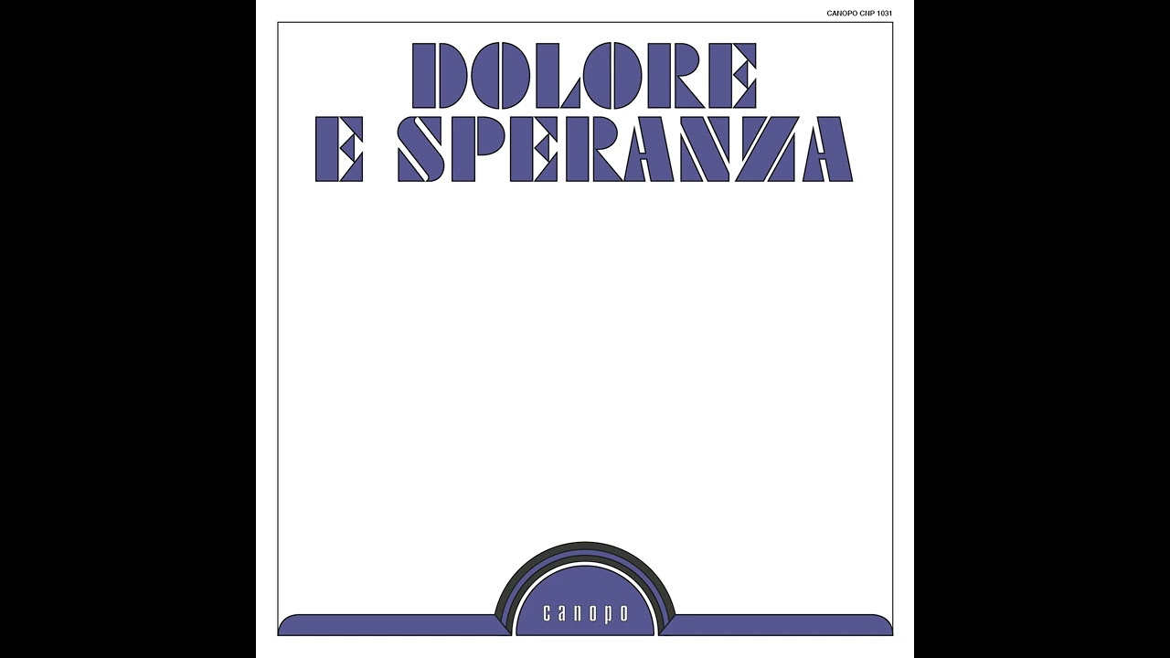[Canopo] CNP 1031 - Alessandro Alessandroni - Dolore e speranza