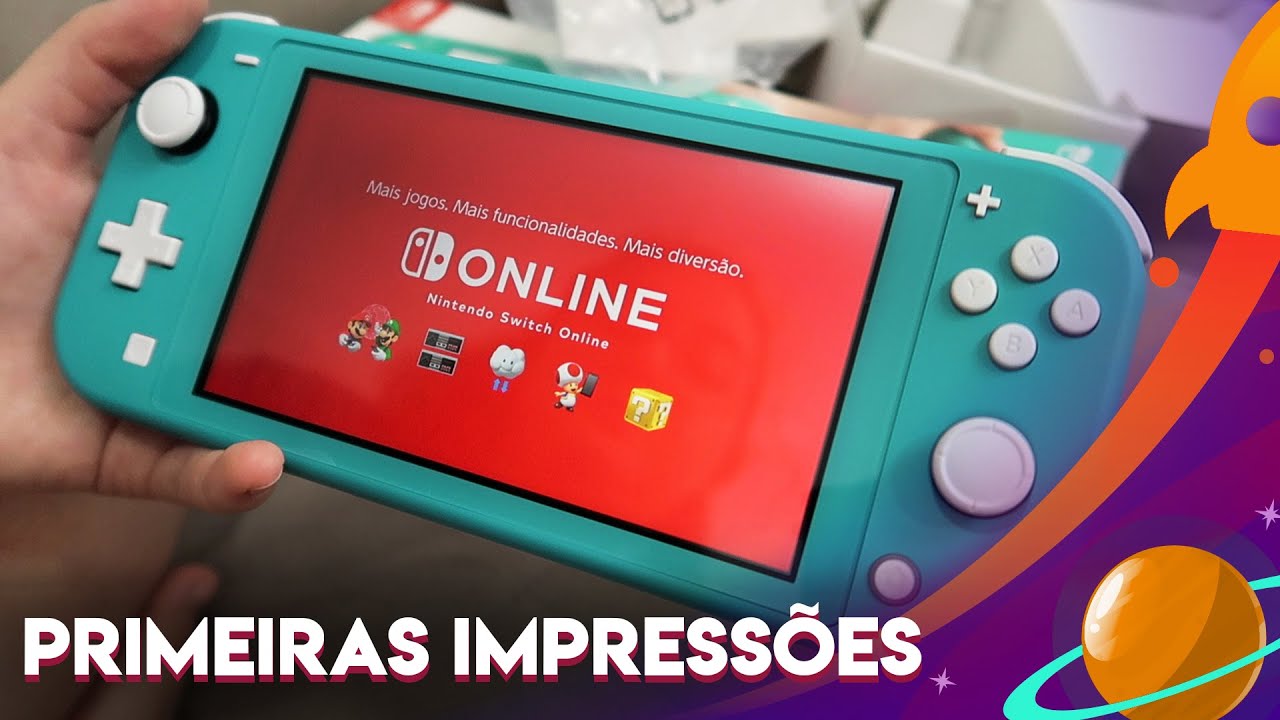 LIGANDO PELA PRIMEIRA VEZ NINTENDO SWITCH LITE: CONSOLE PORTÁTIL DA NINTENDO VALE A PENA?