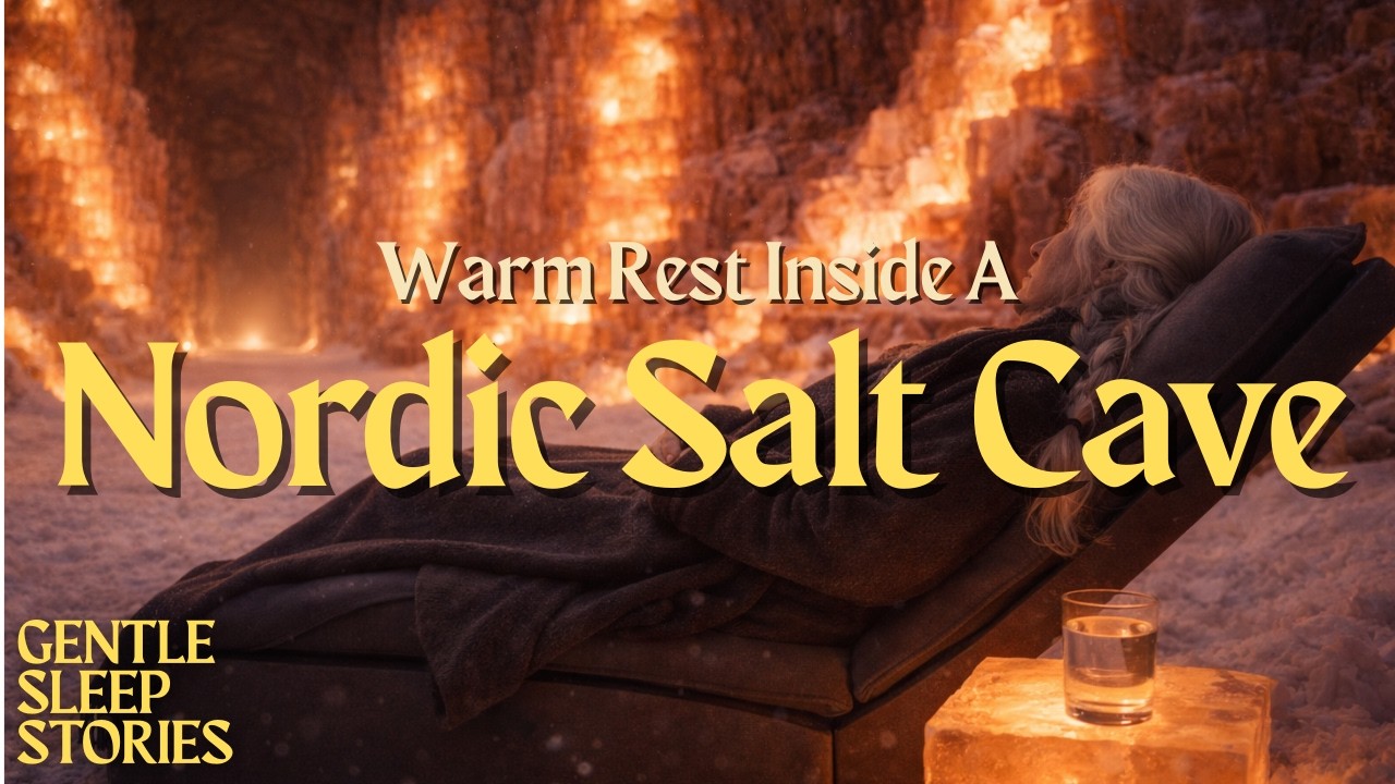 Sleep in a Nordic Salt Cave ❄️  A Relaxing Bedtime Story | Cozy ASMR