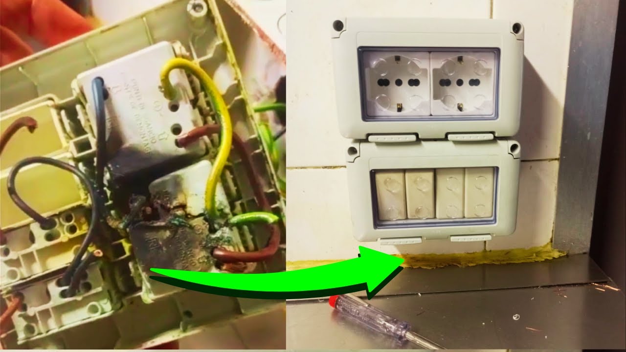 Sostituzione PRESA ELETTRICA BRUCIATA in CORTO