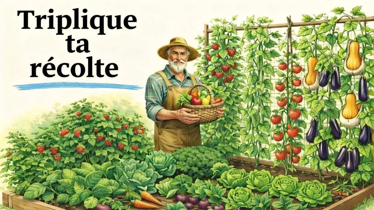 Cultivez des aliments verticalement : La méthode de treillage qui triple votre espace