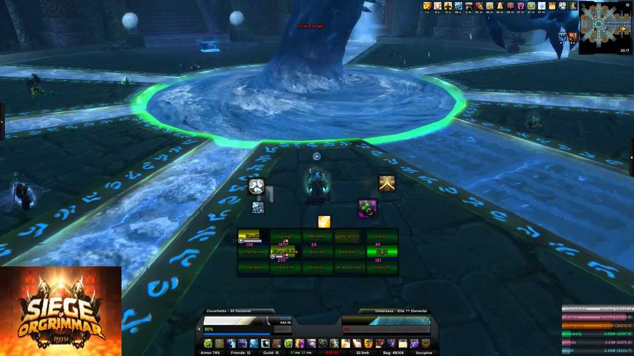 Immerseus 10 Man Normal.Disc Priest POV