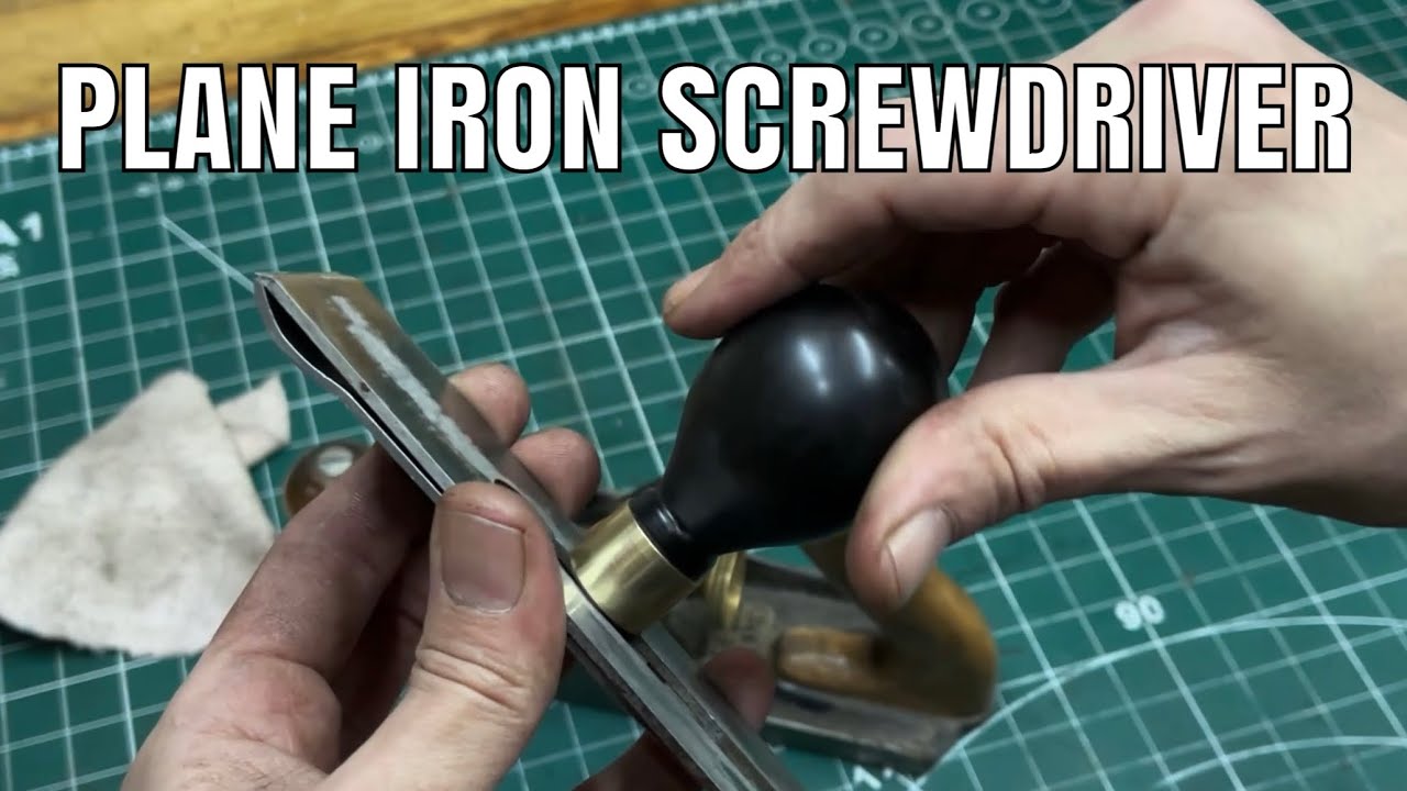 Eventually making a plane iron screwdriver.
