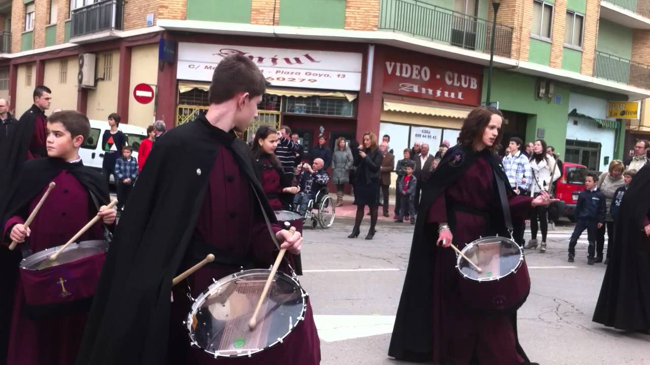 Procesión del Viérnes Santo en Ejea de los Caballeros - Confradia Cristo del Silencio