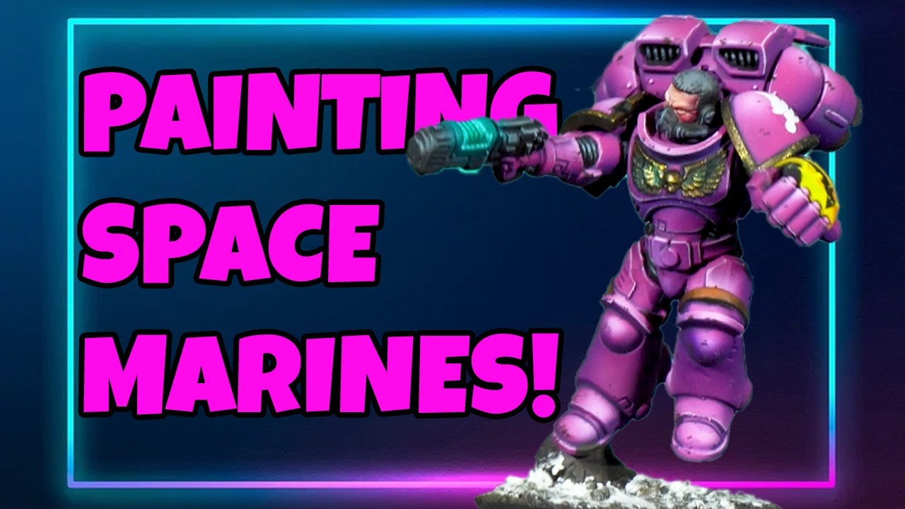 How I painted the new Space Marines Magenta!