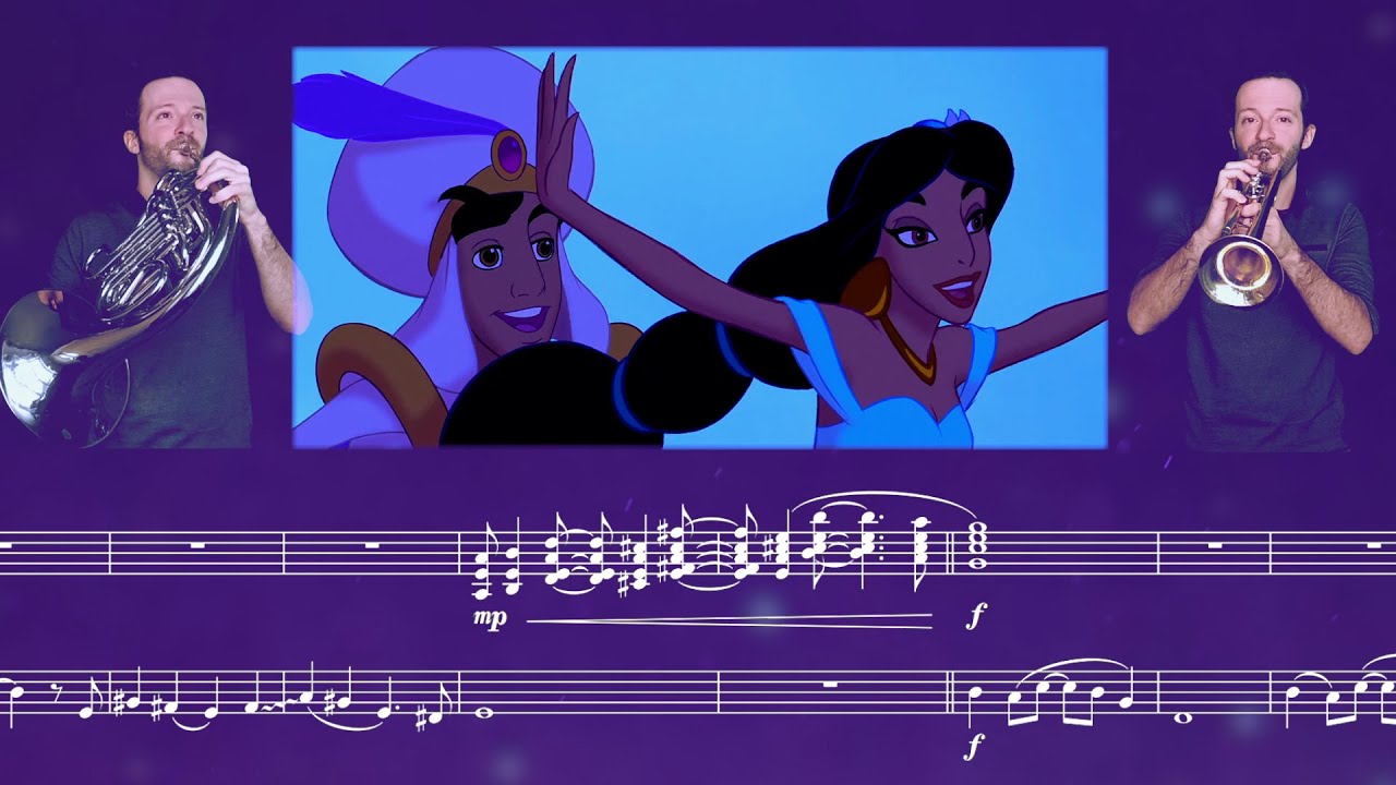 Aladdin - A Whole New World || French Horn & Trumpet Cover