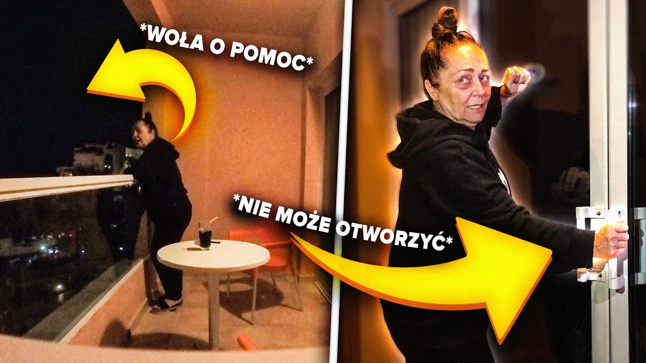 ZAMKNĘLIŚMY BABCIE NA BALKONIE PRANK