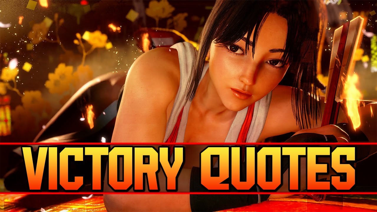 SF6 - All Mai Shiranui Victory Quotes!