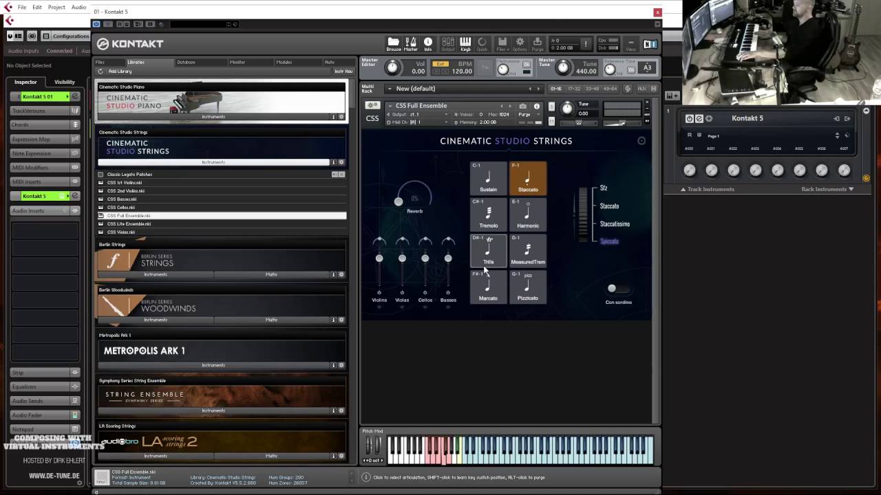 CWVI - Hands On - Cinematic Studio Strings & Piano Technical Walkthrough