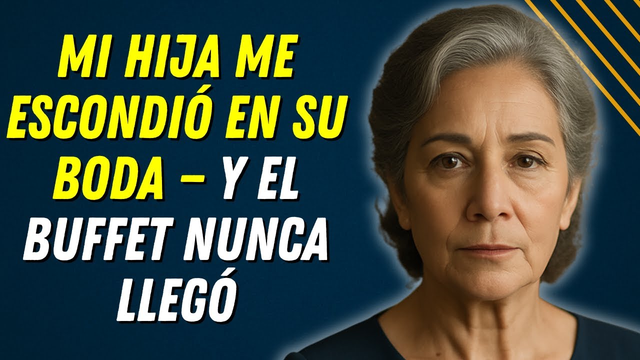 Mi hija me escondió en su boda — y el buffet nunca llegó