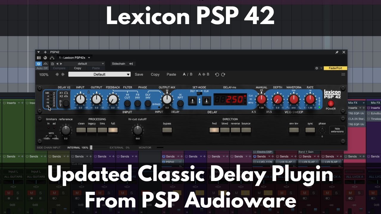 Lexicon PSP 42 | Updated Classic Delay Plugin from PSP Audioware | Features and Sounds