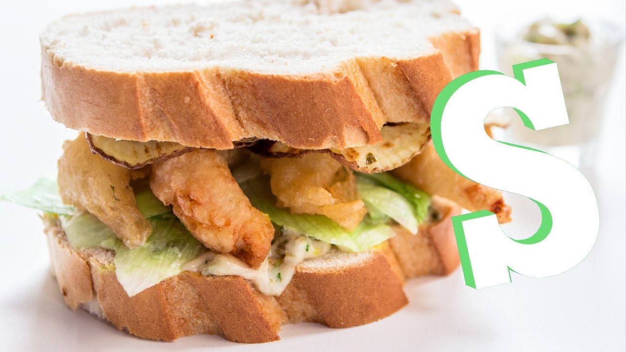 Scampi Sandwich Recipe - SORTED Eats Britain