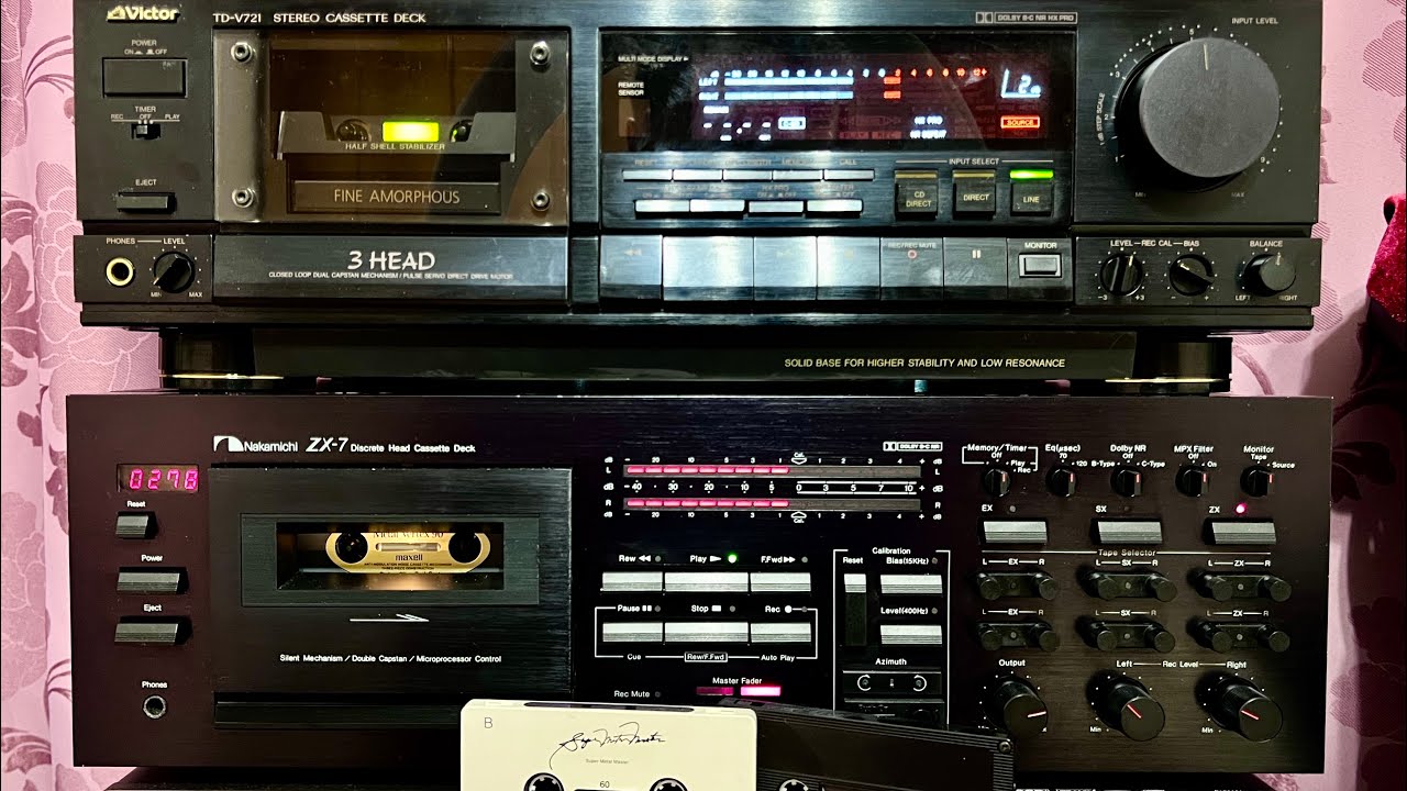 Секрет звука Victor TD-V721. & Nakamichi ZX7