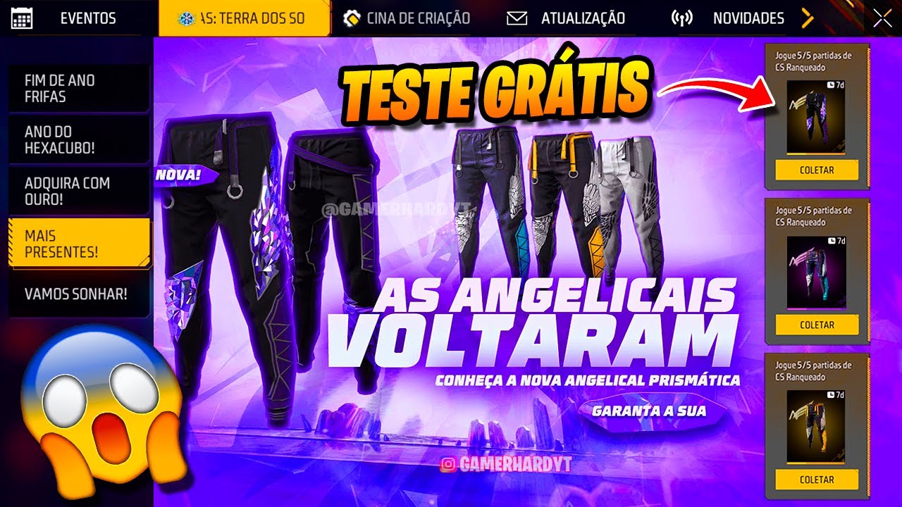 ESCOLHA UMA CAL&Ccedil;A ANGELICAL! NOVA LOJA POR OURO, CUBO GR&Aacute;TIS E ATUALIZA&Ccedil;&Atilde;O NA LOJA DO CUBO E MAIS...