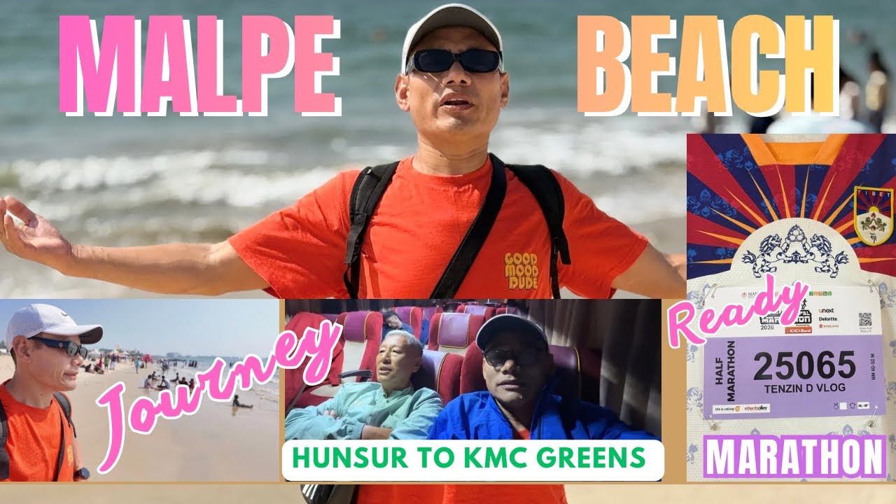 Hunsur to KMC Travel Journey | Exploring the Beauty of Malpe Beach & Getting Marathon Ready Step.