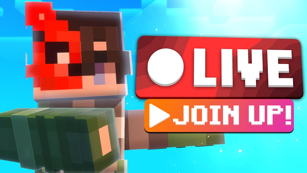 Hypixel Live But Gametest Leaked His Stream Key So I Hacked Him..🚨Customs, Parties, Adding Viewers🚨