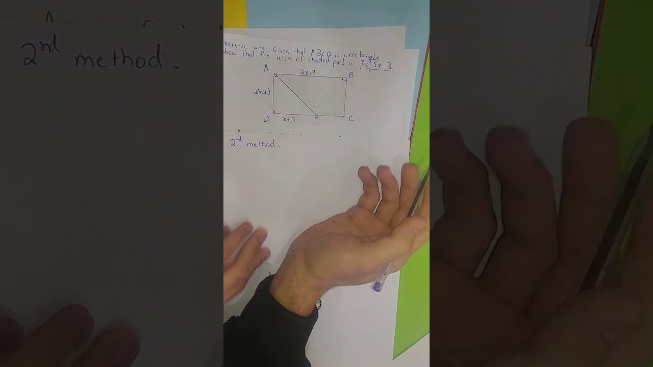 Algebraic expressions Exercise 1