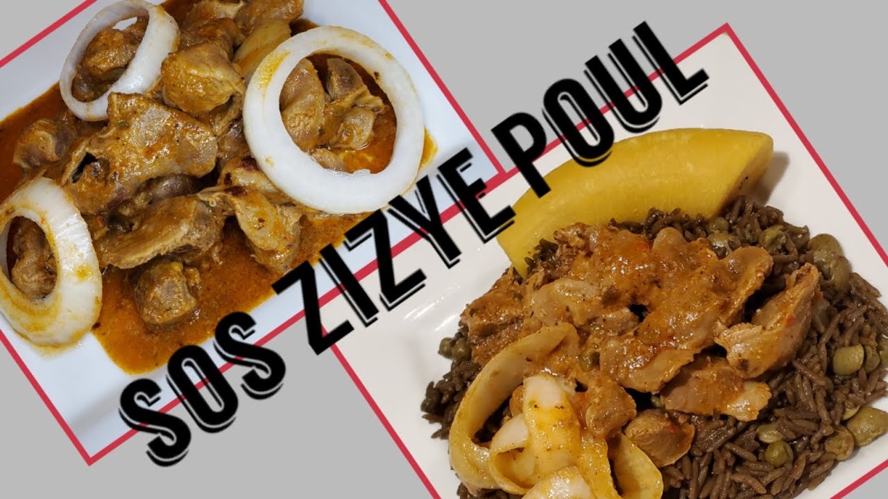 SOS ZIZYE?! KIJAN MWEN KWIT ZIZYE POUL | ZEZE |  ZIZI | STEWED CHICKEN GIZZARD || A TASTE OF K