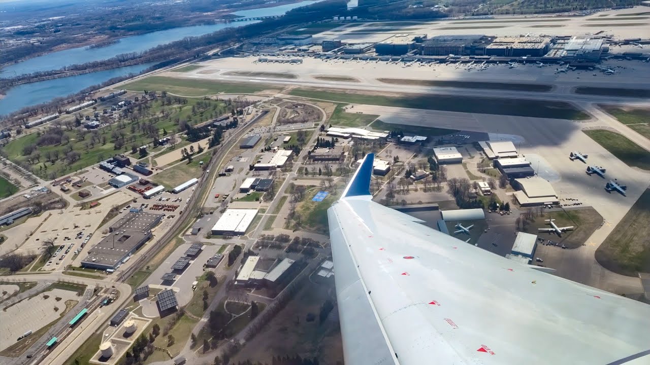 Delta Connection (Endeavor Air) Mitsubishi CRJ-900LR Takeoff From Minneapolis [N392PQ]
