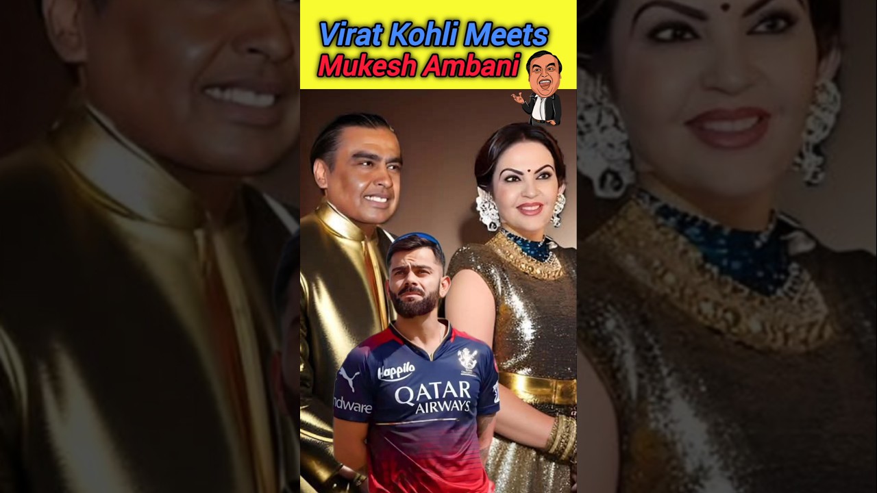 Virat Kohli Meets Mukesh Ambani 😝🔥#viratkohli #mukeshambani #ytshorts #shorts #cricket #dubai