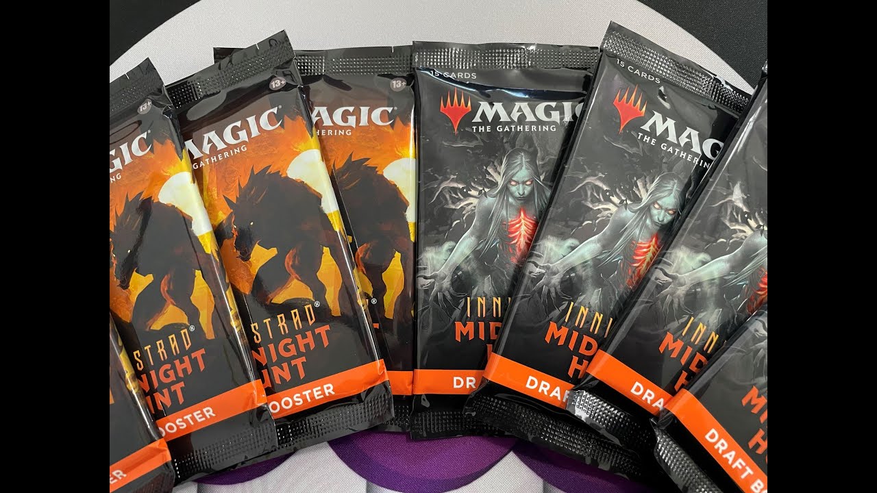 Innistrad Midnight Hunt Set Boosters Vs Draft Boosters.  Where is the value?