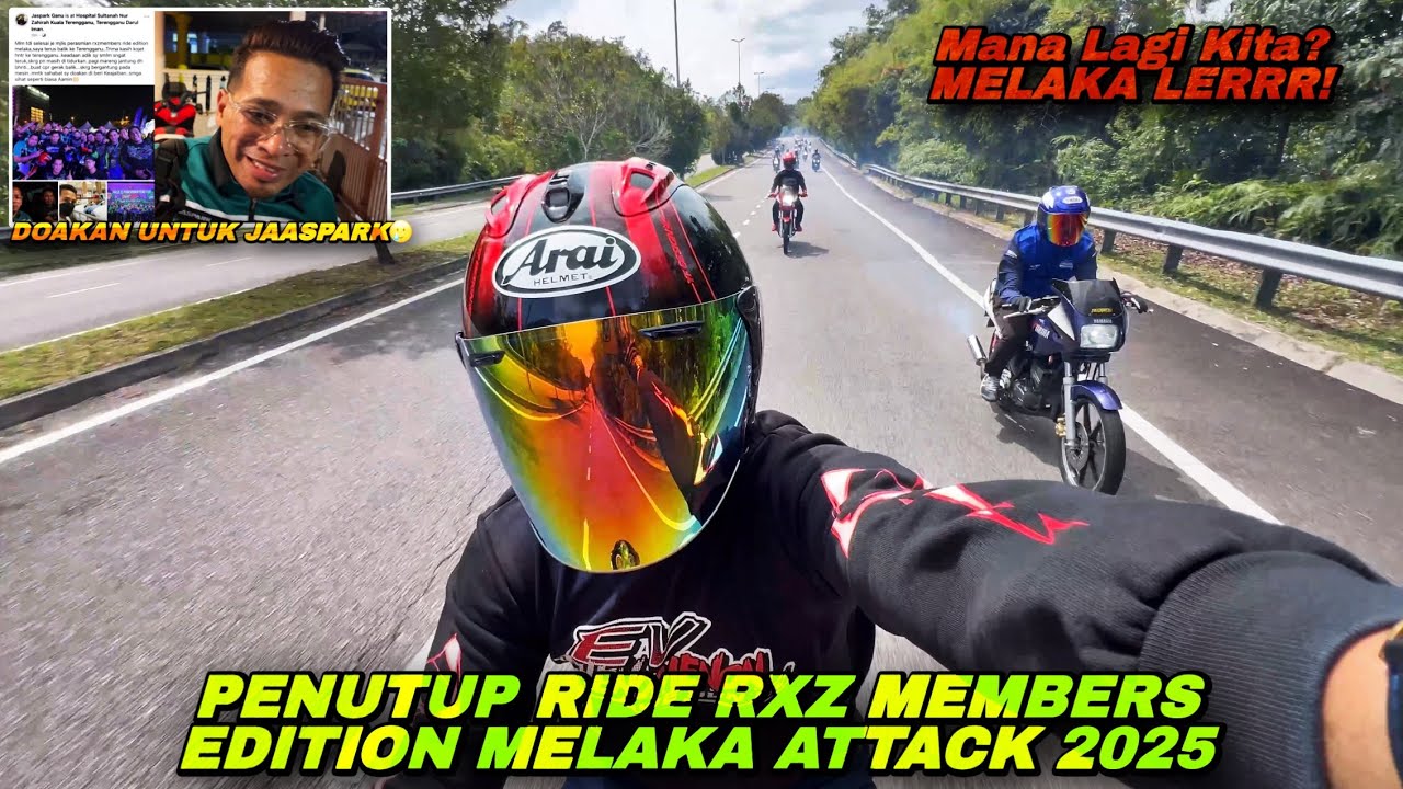 RIDE RXZ MEMBERS EDITION 3.0 MELAKA ATTACK | TERIMA KASIH MELAKA | DOAKAN JAASPARK