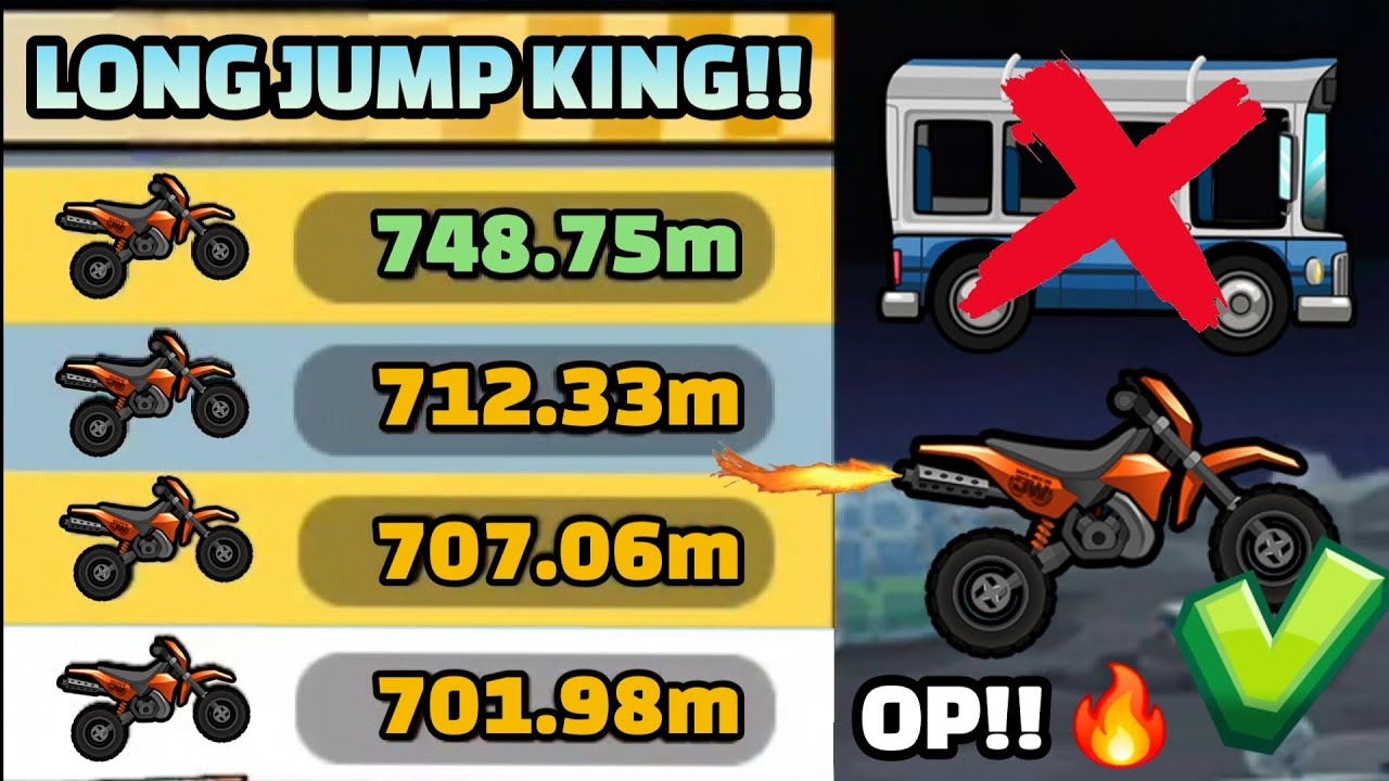 700m+ JUMPS!! 🤯 MOTOCROSS DESTROY JUMPSTART ME NOW EVENT - Hill Climb Racing 2