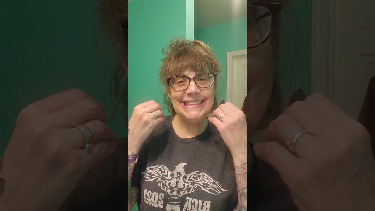 How I put my dentures in with adhesive/things I do to set my dentures in place for a strong hold
