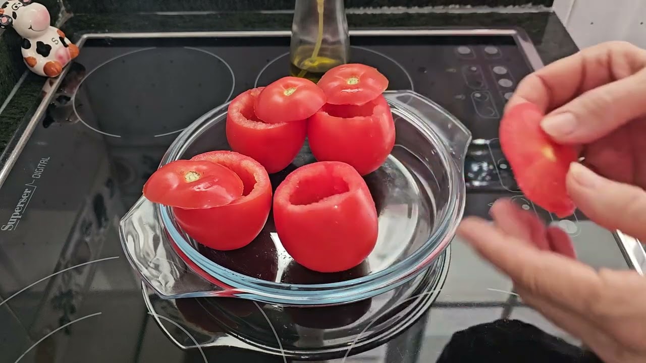 Tomates rellenos, súper ricos!!/2025