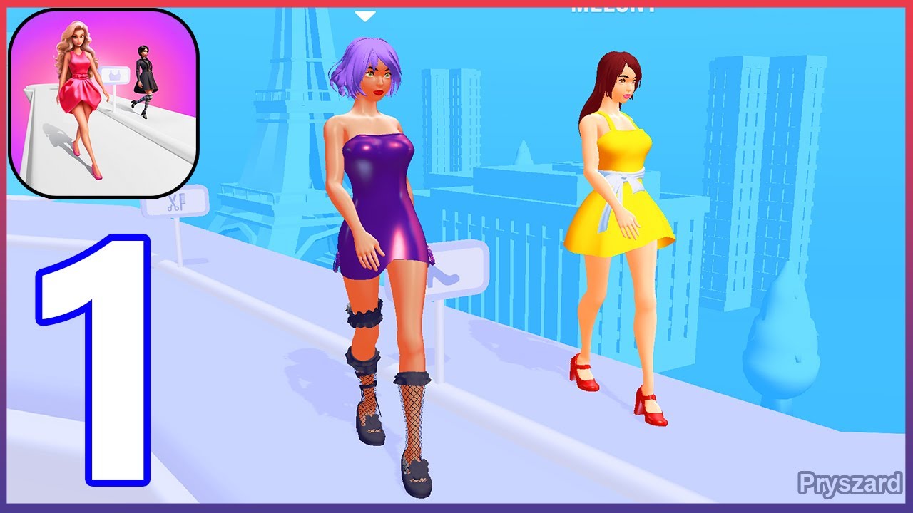 Fashion Queen: Dress Up Game - Gameplay Walkthrough Part 1 Catwalk Barbie Model - Android Gameplay