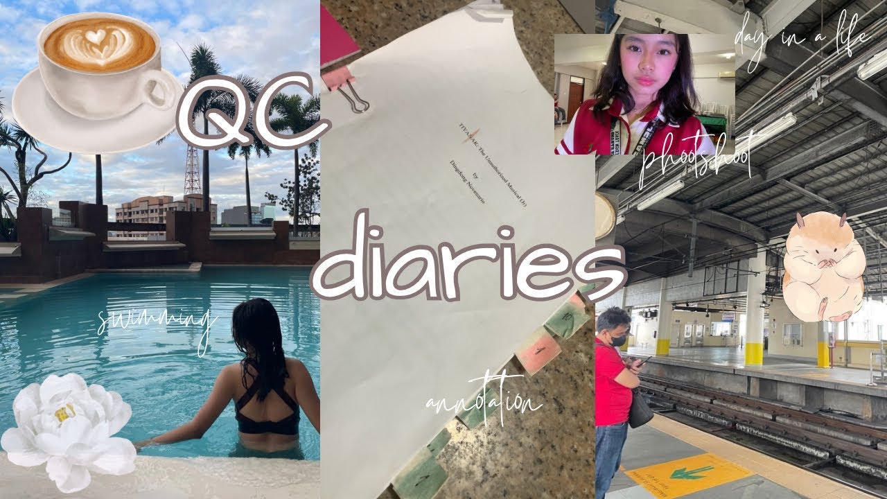 daily chronicles 🦌 QC diaries: swimming, photoshoot, rehearsals, school, sunday