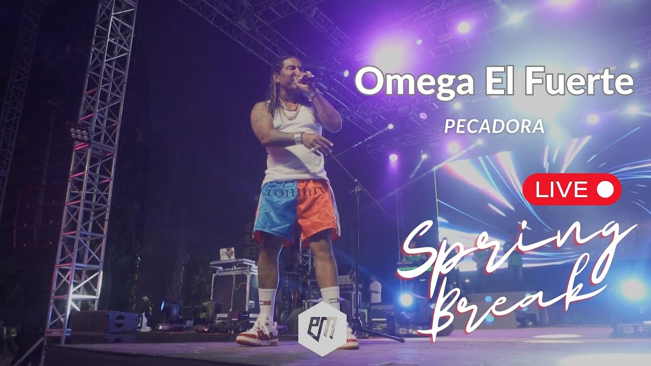 Pecadora Omega el Fuerte - Video en vivo.🔴 |Spring Break Festival 2023