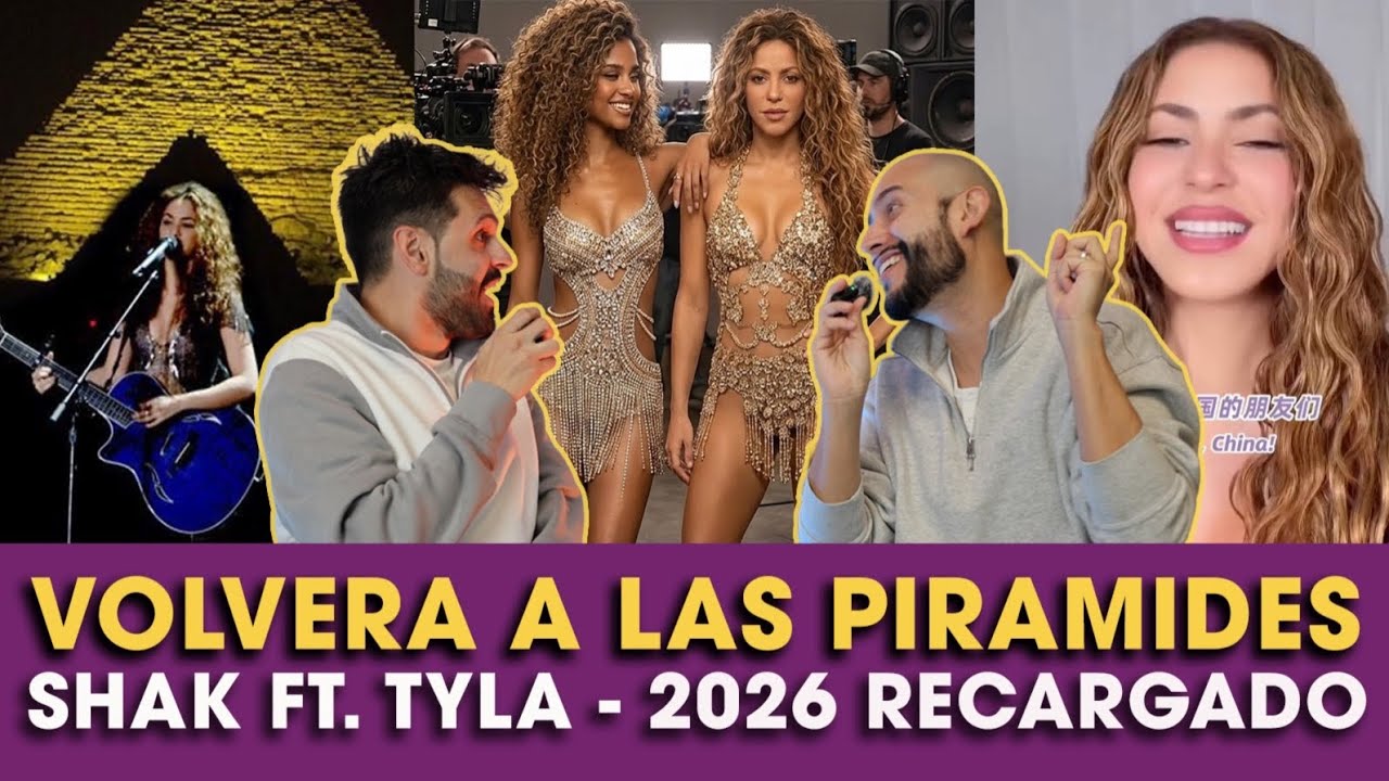Shakira en las Pirámides de Giza 💃🏻 | Collab con Tyla | Presentacion en los Oscar 🎭