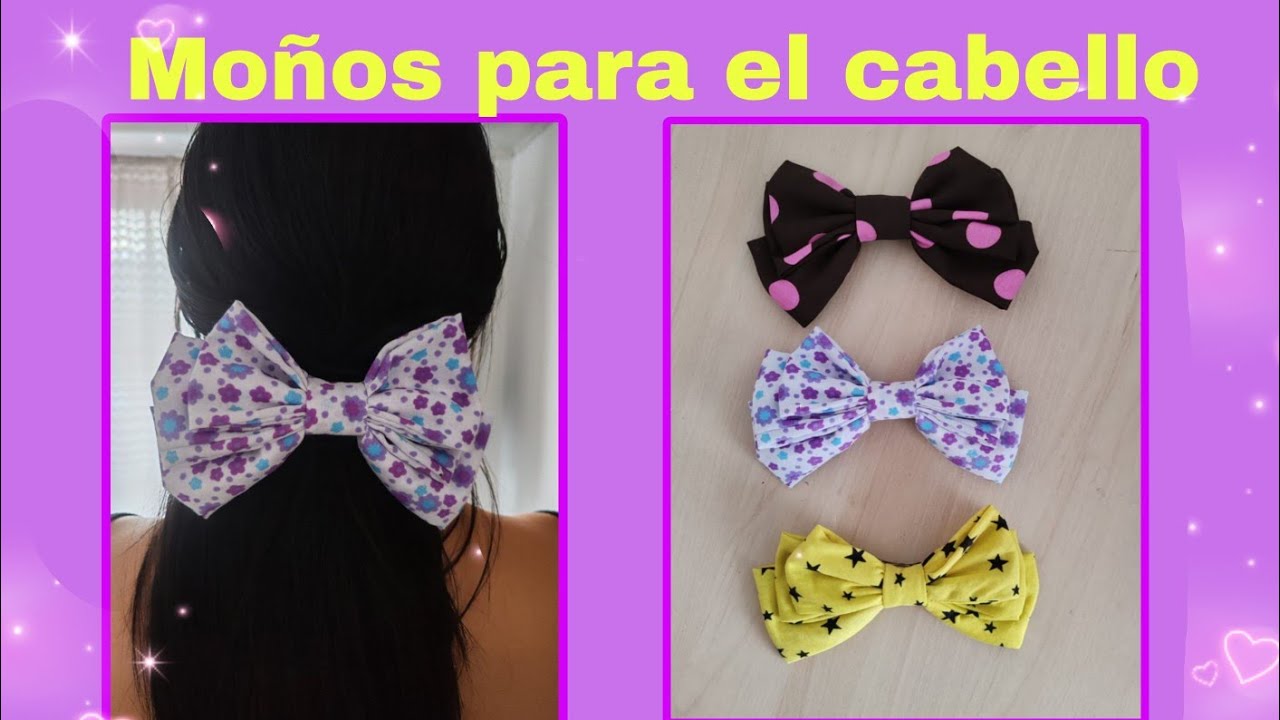 Aprende a hacer estos lindos MO&Ntilde;OS para el cabello y vendelos en #navidad #coserparavender