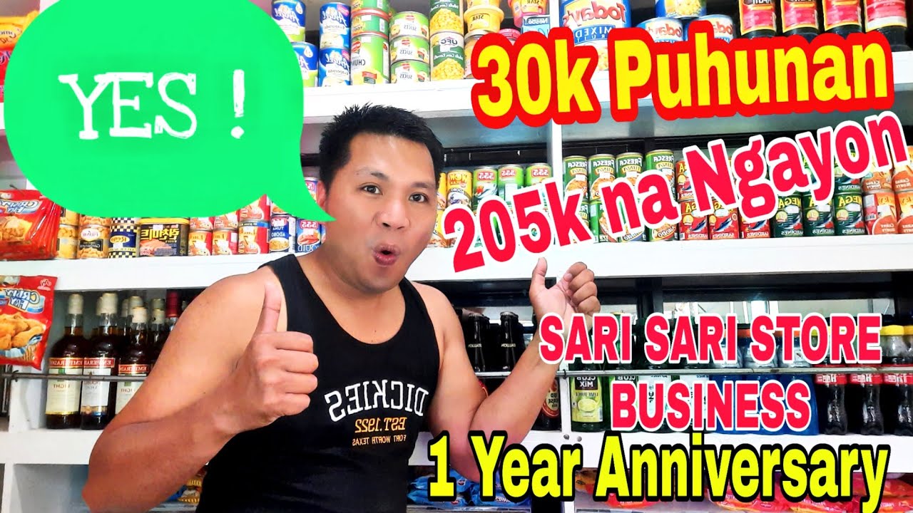 30k Puhunan Ngayon 205k na Sari Sari Store Business.