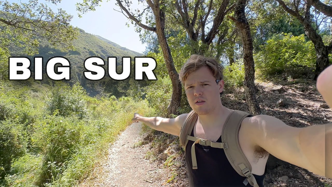 Solo Hike at Pfeiffer Falls Trail & Valley View | Big Sur [4K]