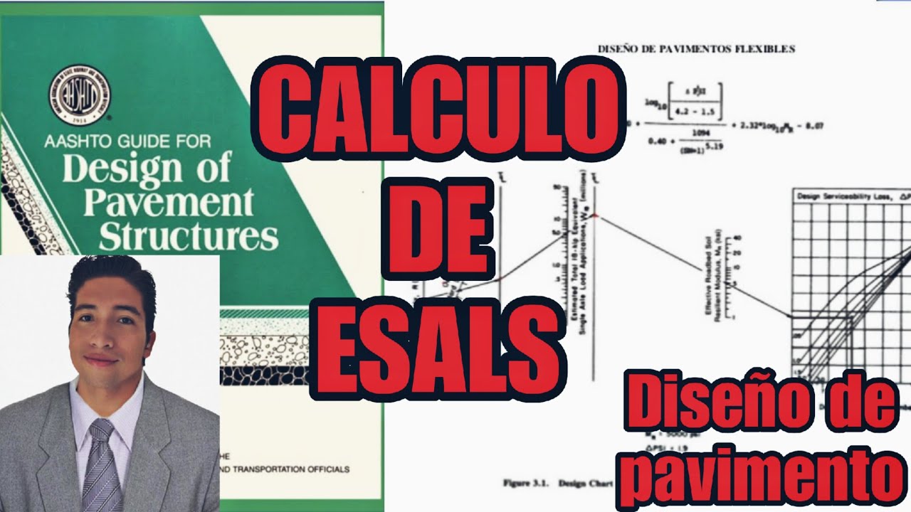 CALCULO DE EJES EQUIVALENTES (ESAL) - DISEÑO DE PAVIMENTOS FLEXIBLES , RIGIDOS Y ARTICULADOS - PART1