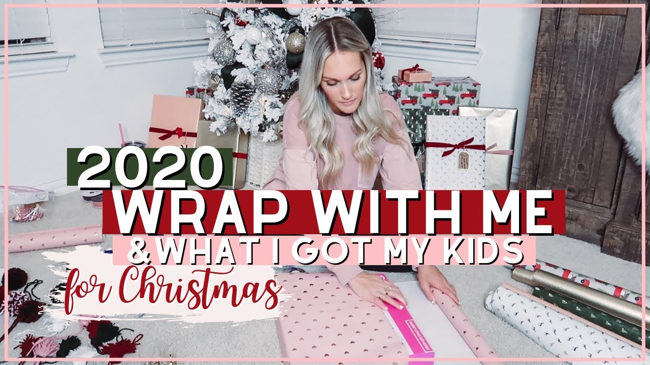 WRAP PRESENTS WITH ME | 2020 CHRISTMAS WRAP WITH ME | Amanda Little