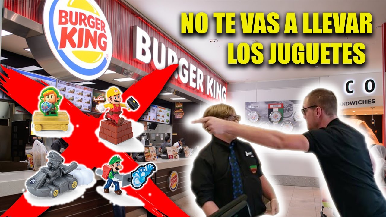 NO ME QUERIAN VENDER LOS JUGUETES DE NINTENDO EN BURGER KING - TUVE QUE HACER ESTO
