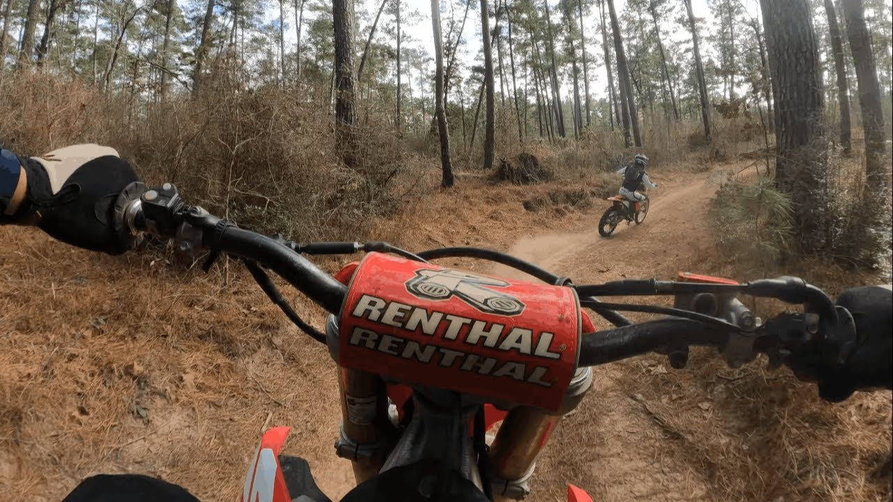 Ripping Trails on my CRF 250r