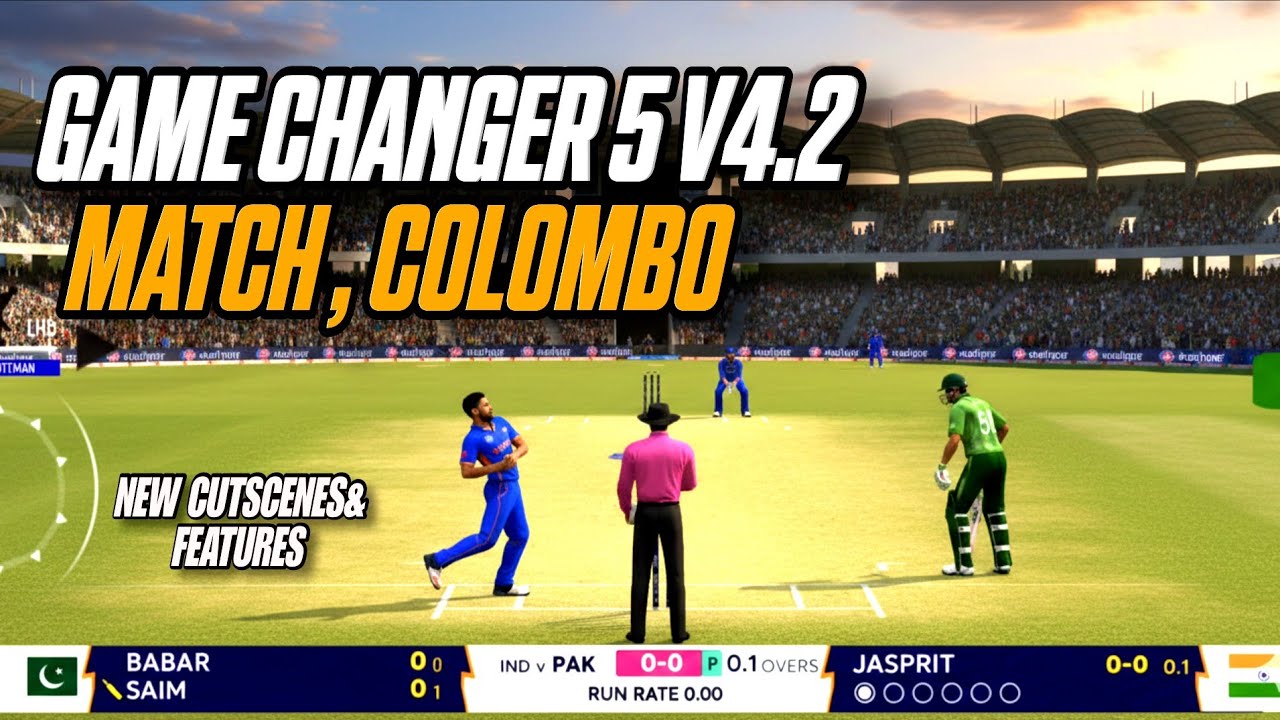 India Vs Pakistan Gc5 v4.2 Game Play ! New Cutscenes & Features Review 🔥
