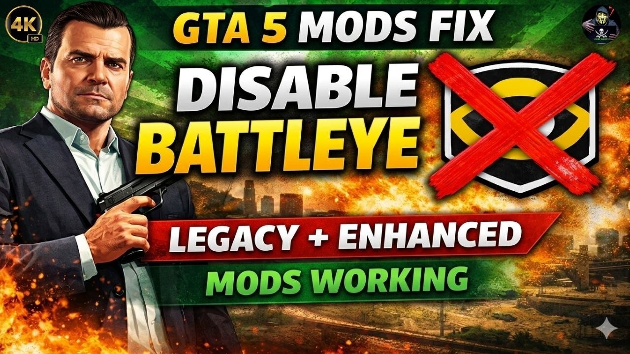 🎮 Как отключить BattlEye в GTA 5 (Legacy и Enhanced) – Steam, Epic и Rockstar | Полное руководств...