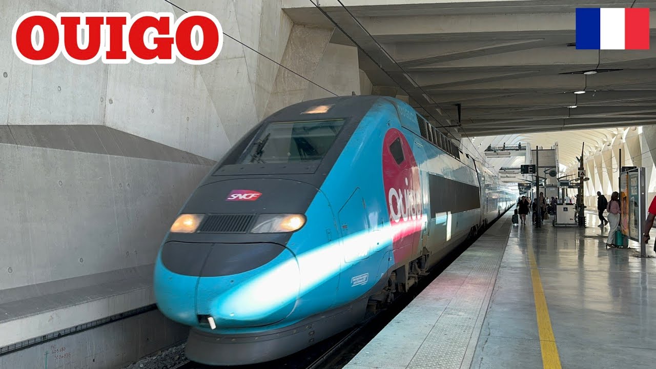 Voyager en OUIGO de Lyon Saint-Exupéry TGV à Marne-la-Vallée Chessy TGV