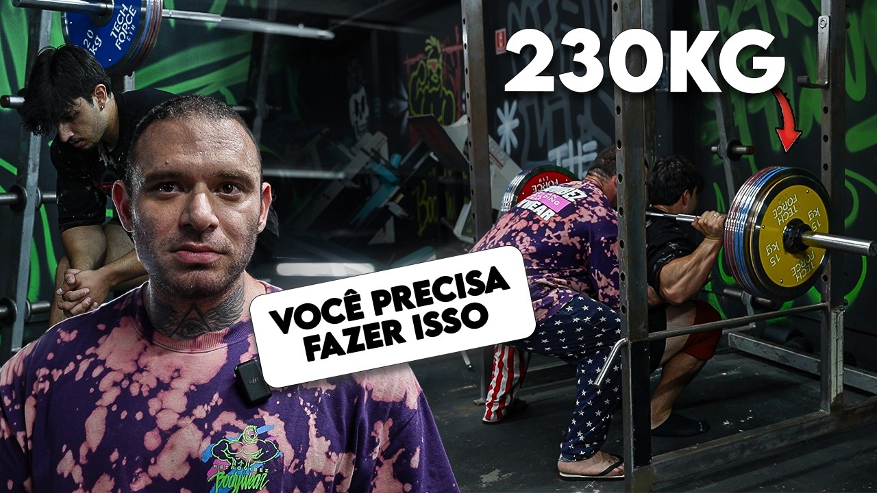 SAIZEN MANDOU A REAL PARA DUDUFIT NO TREINO DE PERNAS